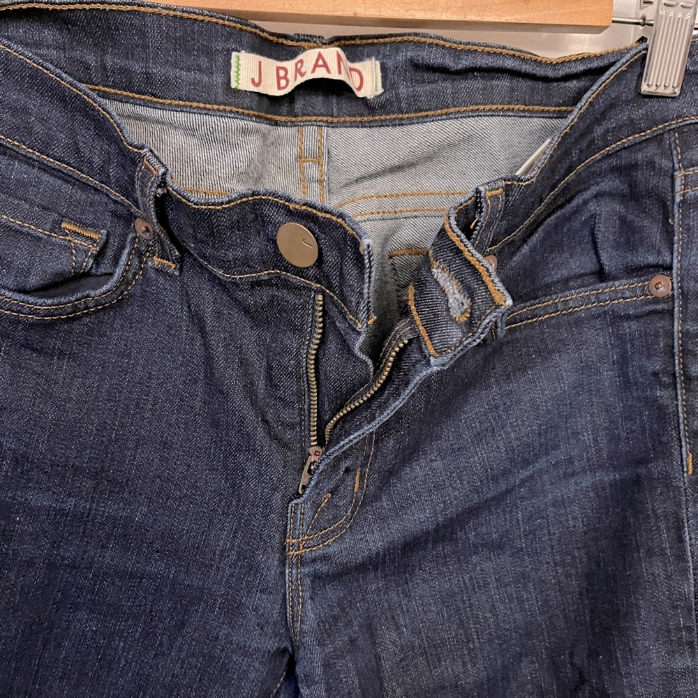 Like-New J Brand Dark Skinny Jeans, Size 27
